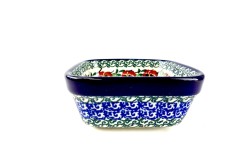 428 Bunzlau vierkant schaaltje 9,5 x 9,5 cm 2537X 428 Kleine vierkante schaaltjes 9,5 x 9,5 cm